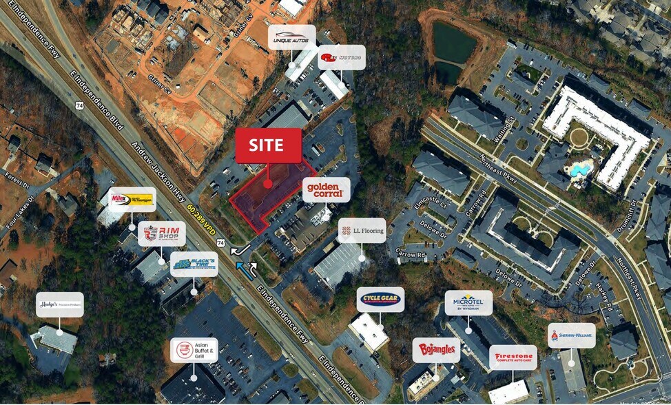 Primary Photo Of 11025 Independence Blvd, Matthews Land For Sale