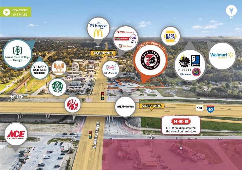 More Photos Of 3131 N 16th St, Orange Fast Food For Sale