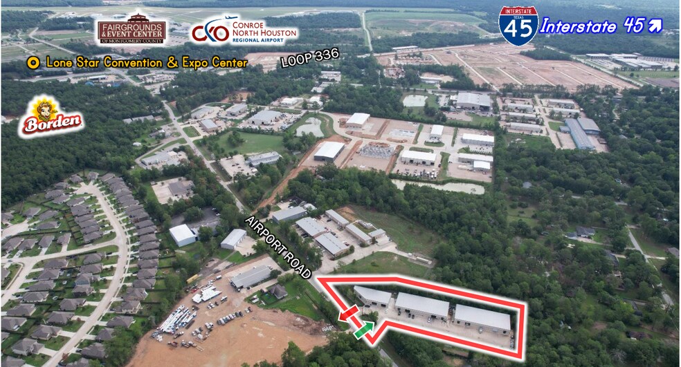 More Photos Of 1988-2000 Airport Rd, Conroe Unknown For Lease
