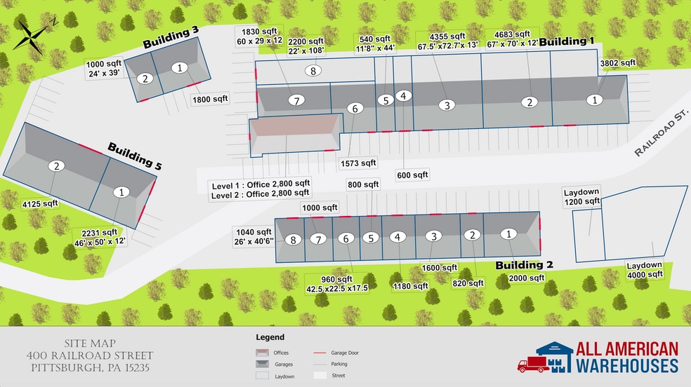 More Photos Of 400 Railroad St, Pittsburgh Warehouse For Lease