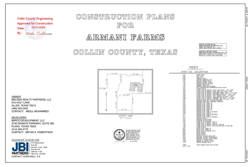 More Photos Of Farm to Market 2933 & CR 412, McKinney Land For Sale