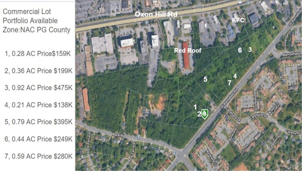 Primary Photo Of Saint Barnabas rd, Oxon Hill Land For Sale