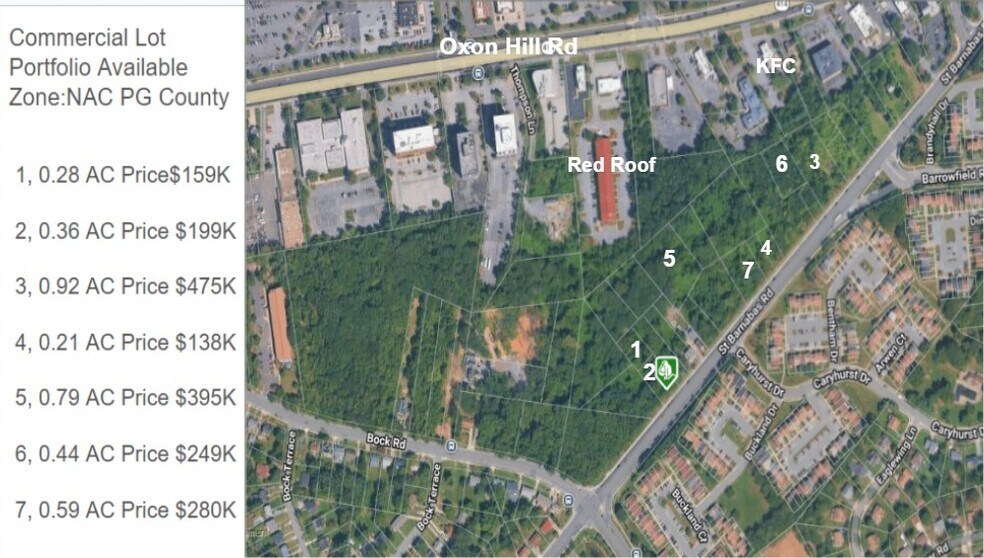 Primary Photo Of Saint Barnabas rd, Oxon Hill Land For Sale