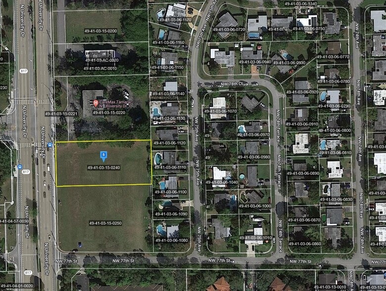 Primary Photo Of 7700 N University Dr, Tamarac Land For Sale
