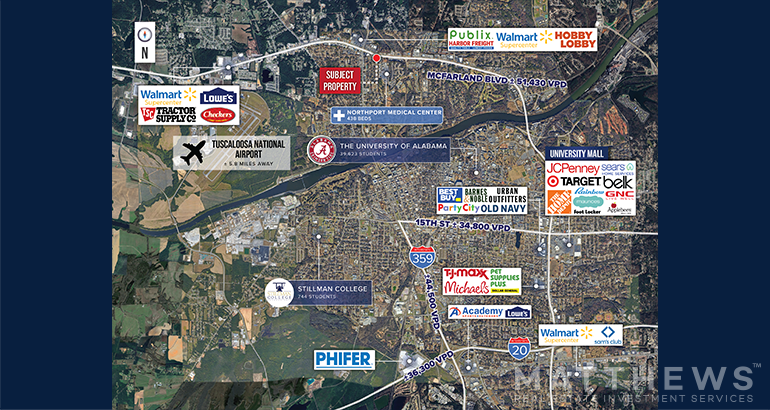 More Photos Of 1425 McFarland Blvd, Northport Fast Food For Sale