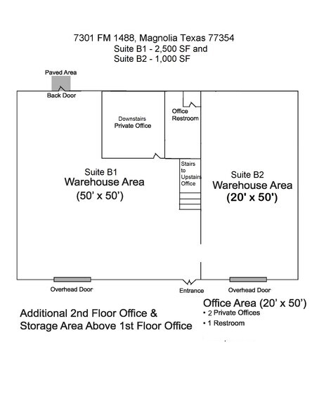 More Photos Of 7301 FM 1488, Magnolia Office For Sale