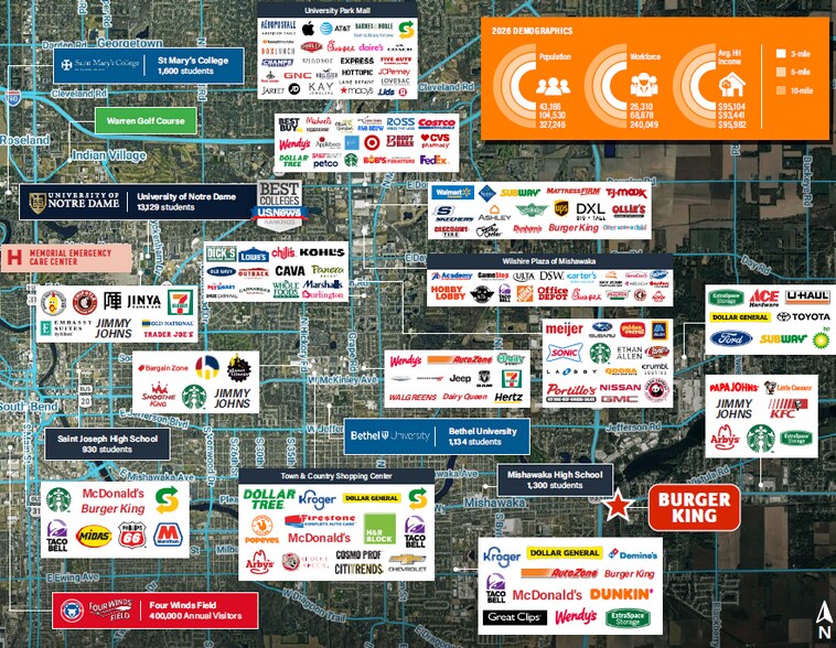 More Photos Of 2801 Lincolnway E, Mishawaka Fast Food For Sale