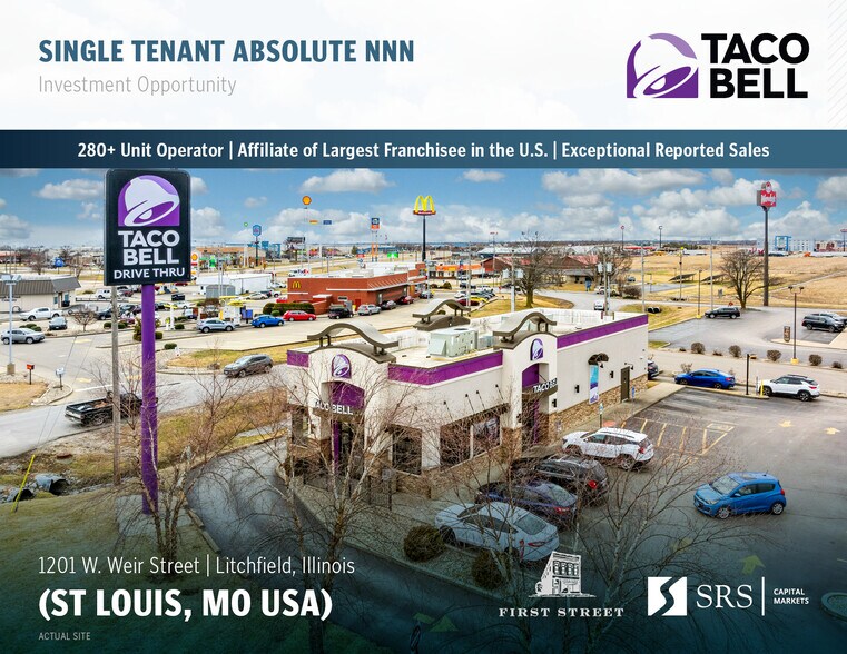 Primary Photo Of 1201 W Weir St, Litchfield Fast Food For Sale