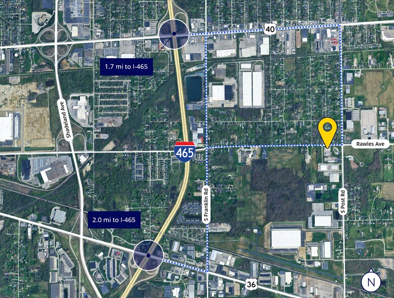 More Photos Of 8901-8909 Rawles Ave, Indianapolis Warehouse For Lease