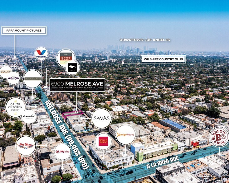 More Photos Of 6900 Melrose Ave, Los Angeles General Retail For Lease