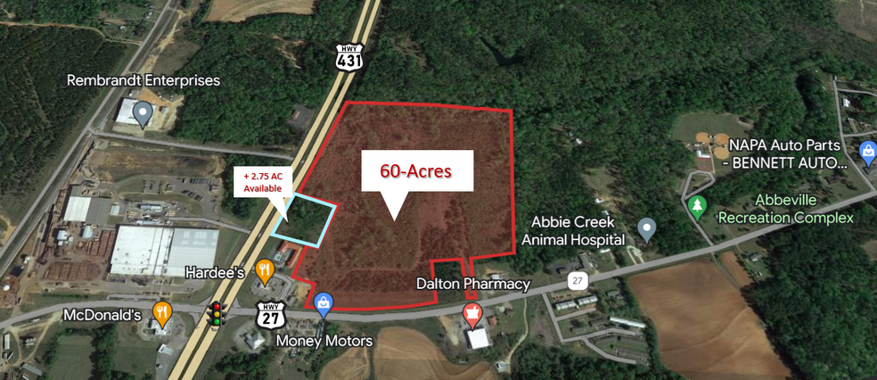 Primary Photo Of 60 Acres, Abbeville Land For Sale