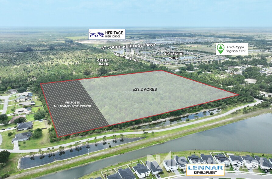 More Photos Of 1843 Malabar Rd, Palm Bay Land For Sale