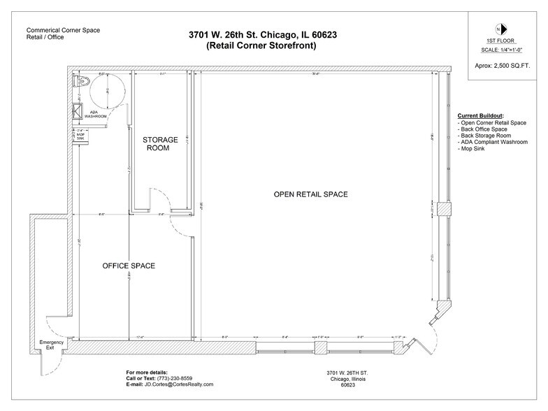 More Photos Of 3701 W 26th St, Chicago Storefront Retail Office For Lease
