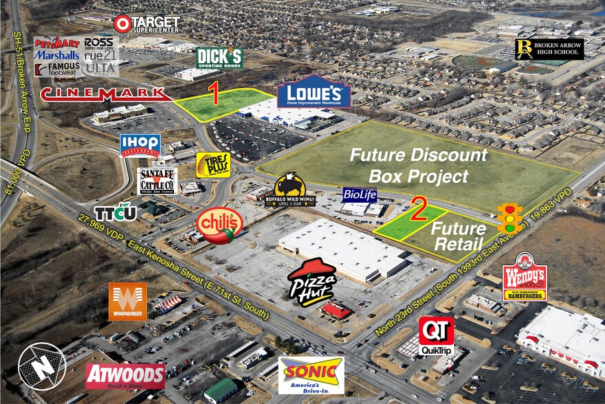 Primary Photo Of E Hillside Dr @ N 23rd St, Broken Arrow Land For Sale