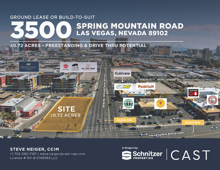 Primary Photo Of 3500 Spring Mountain Rd, Las Vegas Land For Lease