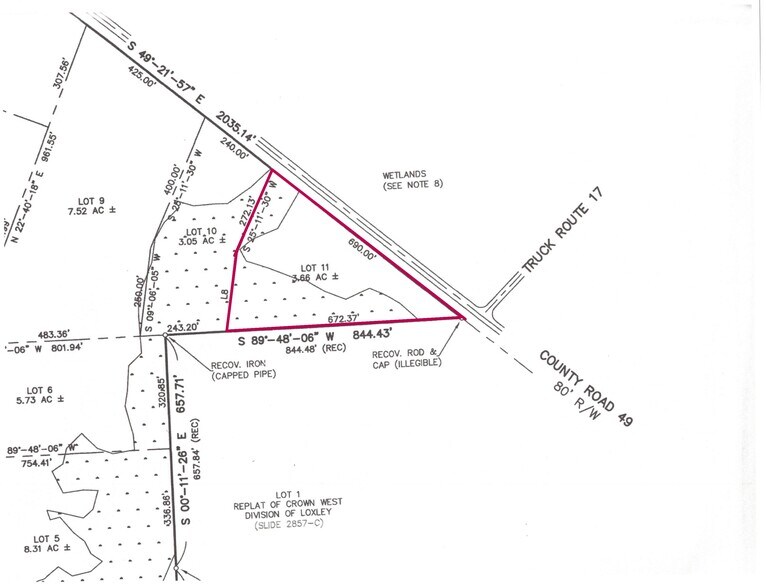 More Photos Of Highway 59 & Highway 49, Loxley Land For Sale
