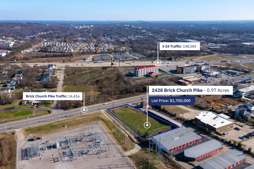 2428 Brick Church Pike, Nashville, TN 37207 Land For Sale