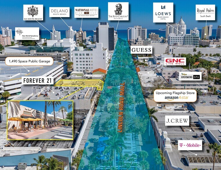 More Photos Of 663-669 Lincoln Rd, Miami Beach Storefront For Lease