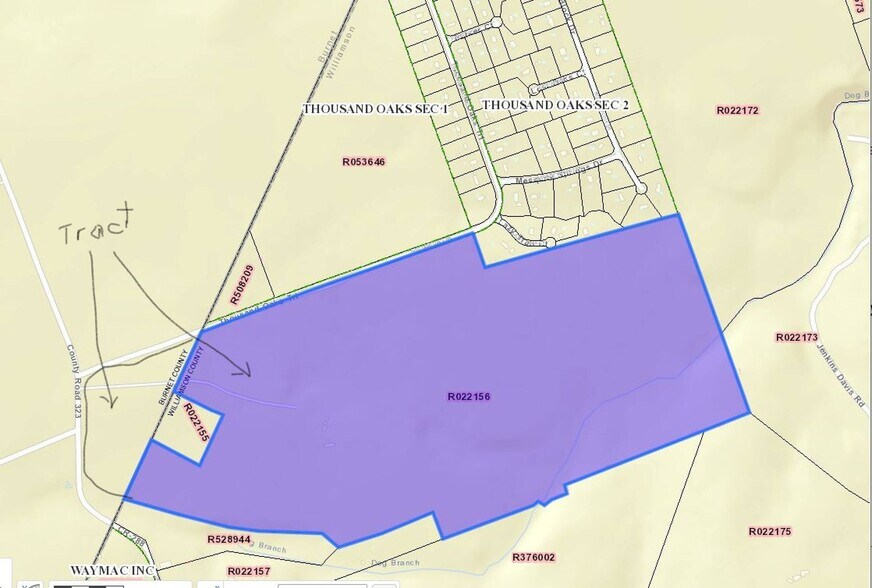 More Photos Of 2519 County Road 323, Liberty Hill Land For Sale