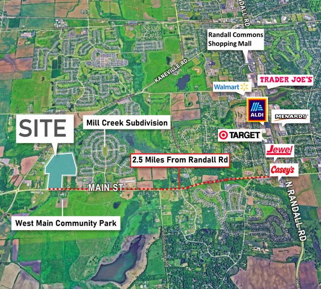 Primary Photo Of NEQ OF MAIN STREET AND FABYAN PARKWAY, Geneva Land For Sale