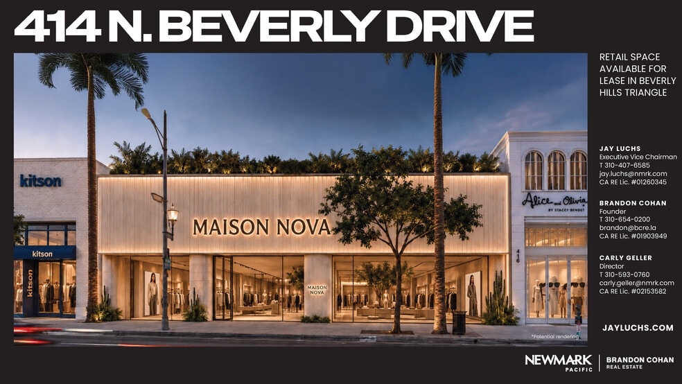 Primary Photo Of 414 N Beverly Dr, Beverly Hills Storefront For Lease