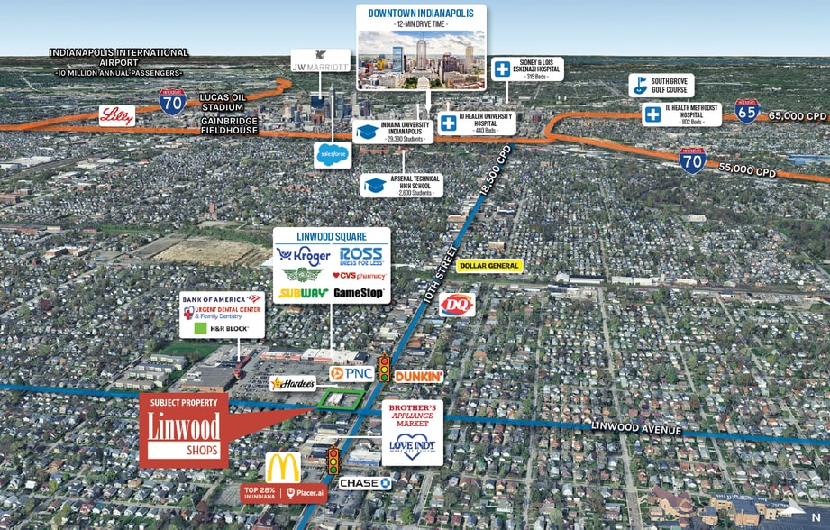 More Photos Of 4477-4485 E 10th St, Indianapolis Freestanding For Sale