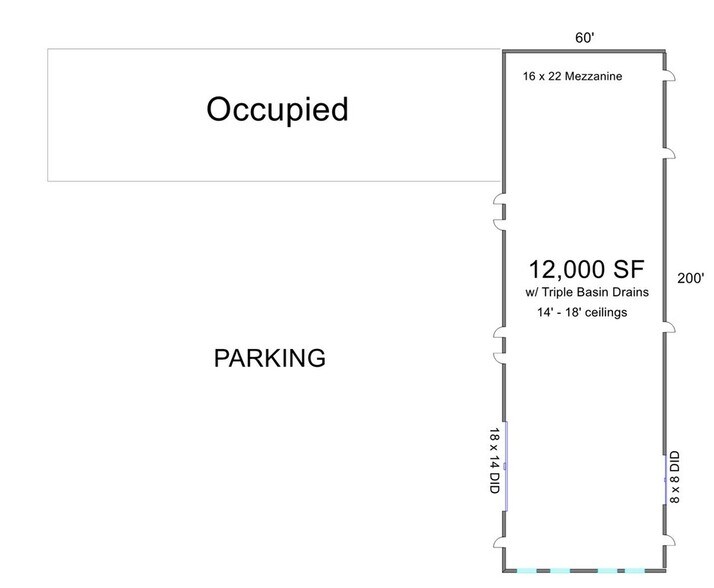 More Photos Of 155 E Chicago St, Cary Warehouse For Lease