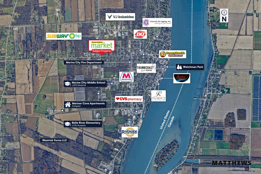 More Photos Of 6225 King rd, Marine City General Retail For Sale