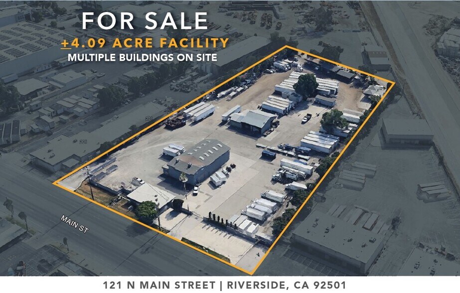 Primary Photo Of 121 N Main St, Riverside Warehouse For Sale