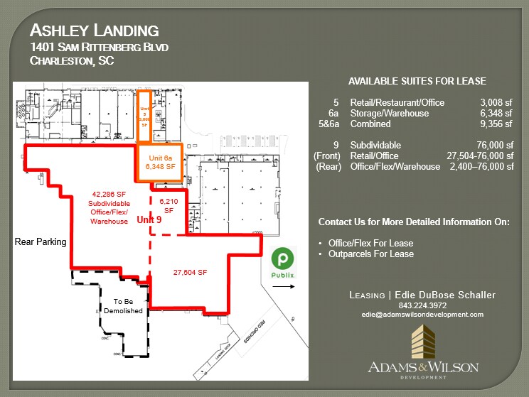 1401 Sam Rittenberg Blvd, Charleston, SC 29407 For Lease