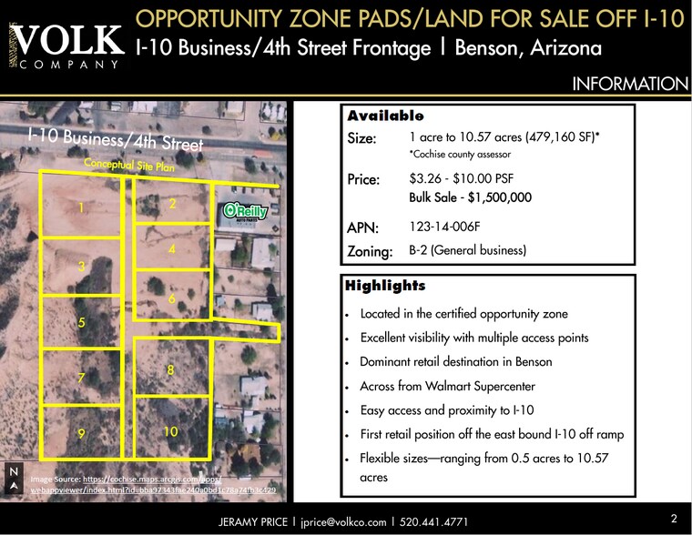 More Photos Of I-10 & Prickly Pear, Benson Land For Sale