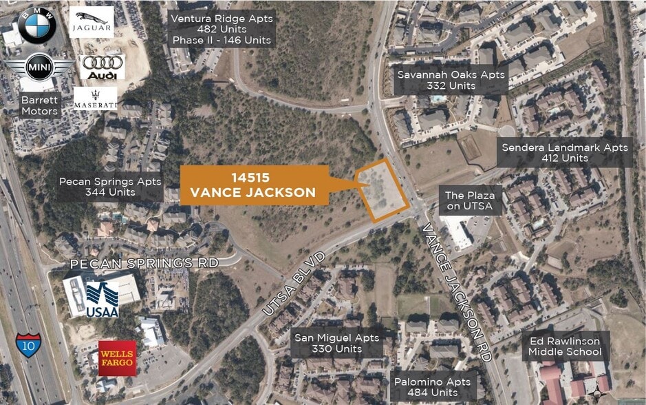 More Photos Of 14545 Vance Jackson Rd, San Antonio Land For Sale
