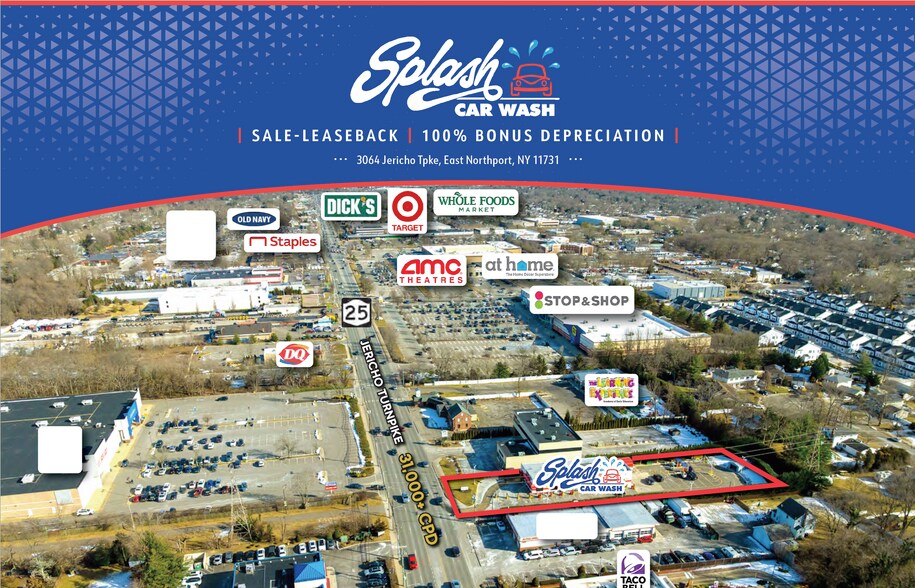 Primary Photo Of 3064 Jericho Tpke, East Northport Carwash For Sale