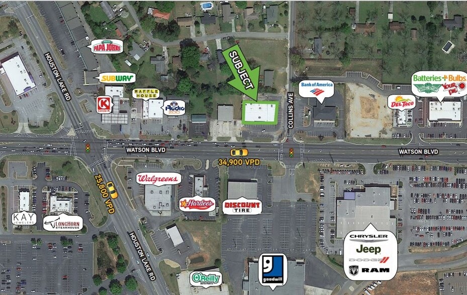 More Photos Of 2800 Watson Blvd, Centerville General Retail For Lease