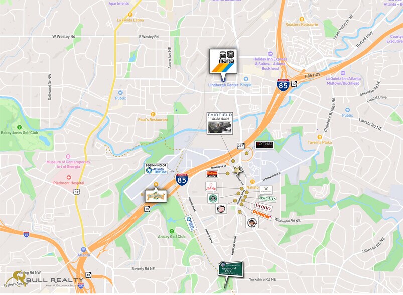 More Photos Of 1927 Piedmont Cir NE, Atlanta Storefront Retail Office For Lease