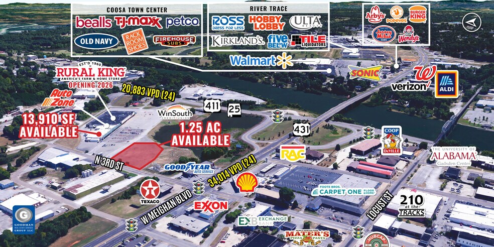More Photos Of 278-320 N 3rd St, Gadsden Unknown For Lease