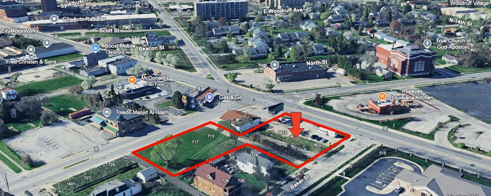Primary Photo Of 1616 Cherry St, Toledo Land For Sale