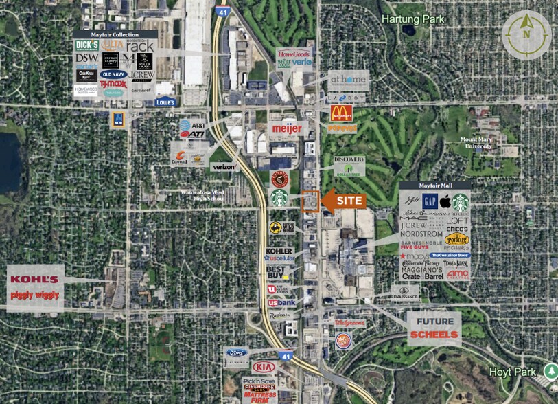 More Photos Of 2711 N Mayfair Rd, Wauwatosa Storefront For Lease
