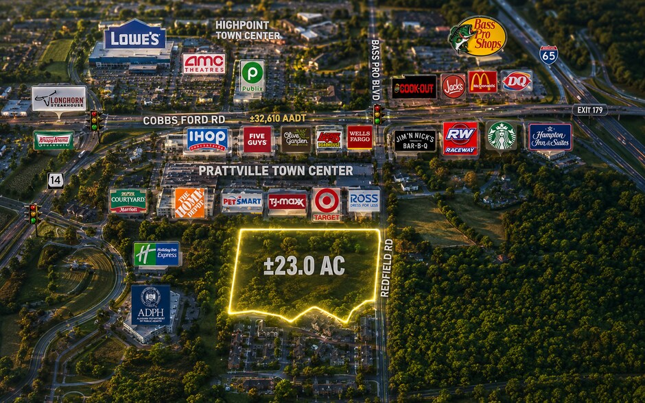 More Photos Of Redfield Rd Rd, Prattville Land For Sale