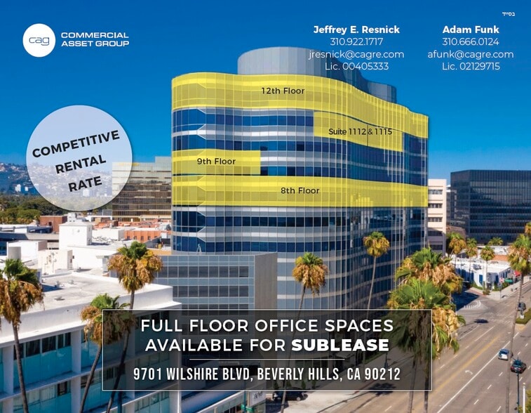 More Photos Of 9701 Wilshire Blvd, Beverly Hills Office For Lease
