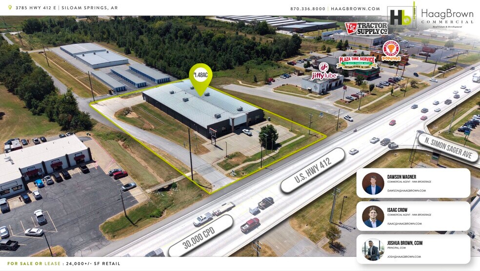 More Photos Of 3785 Hwy 412, Siloam Springs Freestanding For Lease