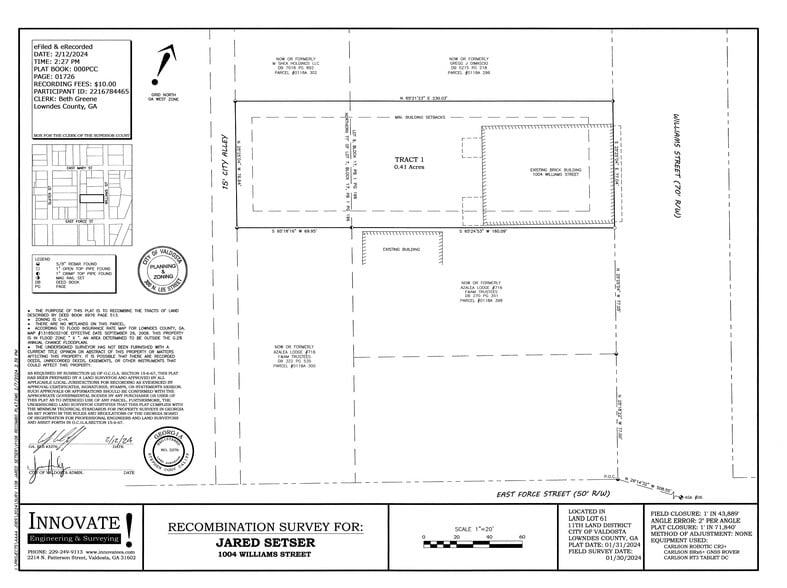 More Photos Of 1004 Williams St, Valdosta Office For Sale