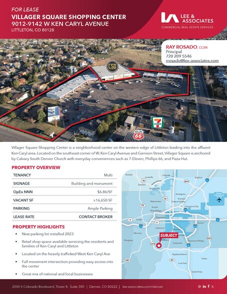 More Photos Of 9012-9142 W Ken Caryl Ave, Littleton Unknown For Lease