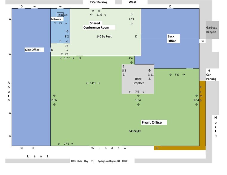 More Photos Of 2025 Rt-71, Spring Lake Office For Lease