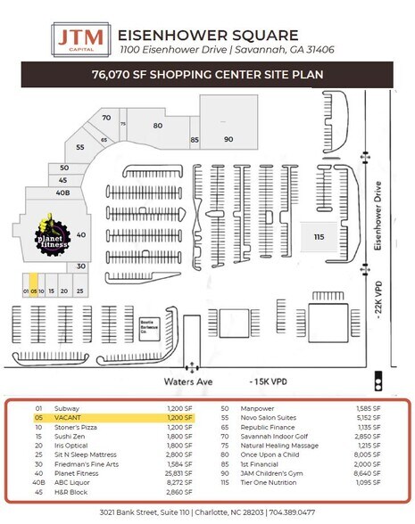 More Photos Of 1101 Eisenhower Dr, Savannah Unknown For Lease