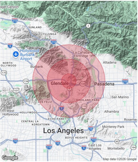 More Photos Of 1577 E Chevy Chase Dr, Glendale Medical For Lease