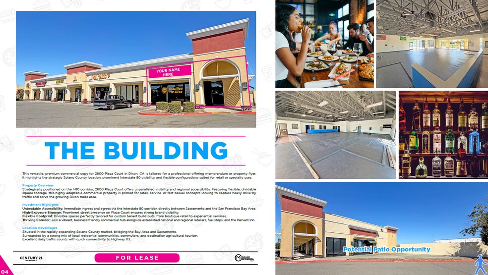 More Photos Of 2600 Plaza Ct, Dixon Storefront For Lease