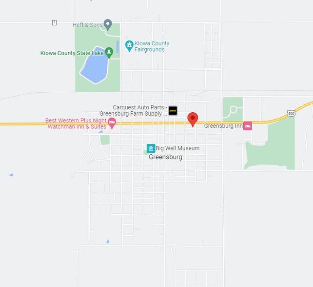 More Photos Of SWC Kansas & Cedar St ave, Greensburg Land For Sale