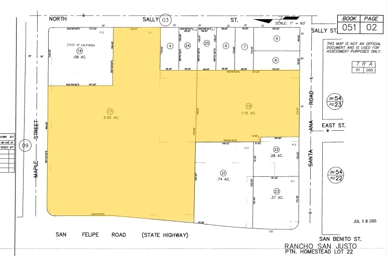 More Photos Of San Felipe Rd @ Maple Street, Hollister Land For Lease