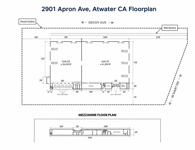 More Photos Of 2901 Apron Ave, Atwater Warehouse For Lease
